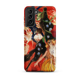 The Circus - Leonetto Cappiello Phone Case Samsung Galaxy S21 Plus / Matte Vibrant Red Gold Phone Case Dynamic Stylized Painting Leonetto