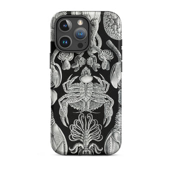 Cirripedia Barnacles - Ernst Haeckel Phone Case Iphone 16 Pro Max / Matte Black Phone Case Sea Creature Illustrations Obsidians Chamber,