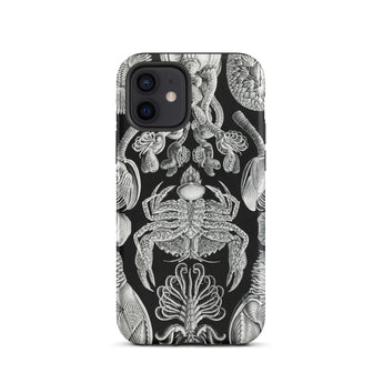 Cirripedia Barnacles - Ernst Haeckel Phone Case Iphone 12 / Matte Black Phone Case Sea Creature Illustrations Obsidians Chamber, Haeckel