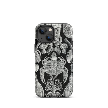 Cirripedia Barnacles - Ernst Haeckel Phone Case Iphone 13 Mini / Matte Black Phone Case Sea Creature Illustrations Obsidians Chamber,