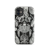 Cirripedia Barnacles - Ernst Haeckel Phone Case Iphone 14 Plus / Matte Black White Sea Creature Patterned Phone Case Obsidians Chamber,