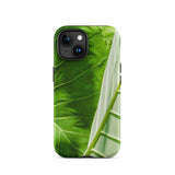 Clash of the Hulks - Koh Chang Leaves Iphone Case 15 / Matte Leaf-patterned Phone Case Koh Chang’s Verdant Paradise, Hulks Botanicals