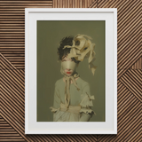 Clear Sighted - Modern Victorian Fashion Art Print / Canvas, 20x30’’ / 51x76cm / White Frame / Matboard, Posters Prints & Visual Artwork,