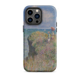 Cliff Walk at Pourville - Claude Monet Phone Case, Iphone 14 Pro Max / Matte, Mobile Cases, Toby Leon
