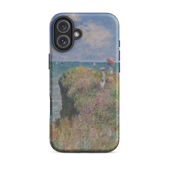 Cliff Walk at Pourville - Claude Monet Phone Case, Iphone 16 Plus / Matte, Mobile Cases, Toby Leon