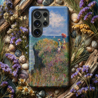 Cliff Walk at Pourville - Claude Monet Phone Case, Mobile Cases, Toby Leon