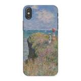 Cliff Walk at Pourville - Claude Monet Phone Case, Iphone x / Matte, Mobile Cases, Toby Leon