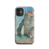 Kliffen bij Étretat - Claude Monet iPhone-hoesje, 11 / Mat, Mobiele telefoonhoesjes, Toby Leon