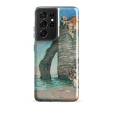 Cliffs at Etretat - Claude Monet Phone Case, Samsung Galaxy S21 Ultra / Matte, Mobile Cases, Toby Leon