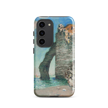 Cliffs at Etretat - Claude Monet Phone Case, Samsung Galaxy S23 / Matte, Mobile Cases, Toby Leon