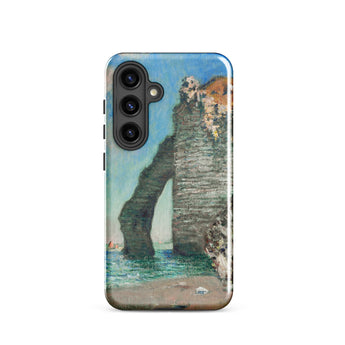 Cliffs at Etretat - Claude Monet Phone Case, Samsung Galaxy S24 / Matte, Mobile Cases, Toby Leon