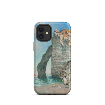 Cliffs at Etretat - Claude Monet Phone Case Iphone 12 Mini / Matte Phone Case Printed Impression Claude Monet’s ?The Cliffs Monet Ventured, E