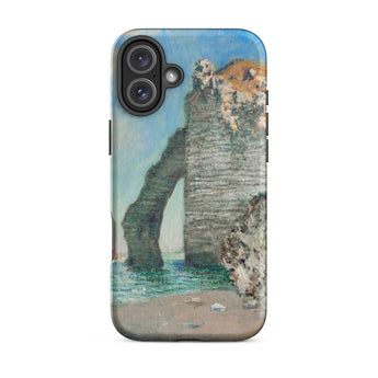 Cliffs at Etretat - Claude Monet Phone Case Iphone 16 Plus / Matte Phone Case Printed Impression Claude Monet’s ?The Cliffs Monet Ventured, E