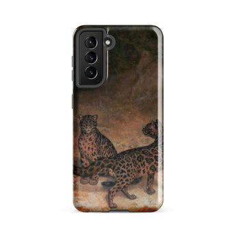 Clouded Leopards - Jacques-laurent Agasse Phone Case, Samsung Galaxy S21 Fe / Matte, Mobile Cases, Toby Leon
