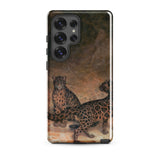 Clouded Leopards - Jacques-laurent Agasse Phone Case Samsung Galaxy S25 Ultra / Matte Phone Case Detailed Vintage-style Illustration Two