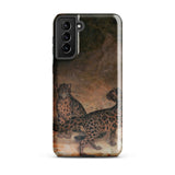 Clouded Leopards - Jacques-laurent Agasse Phone Case Samsung Galaxy S21 Plus / Matte Sleek Black Phone Case Detailed Vintage-style