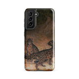 Clouded Leopards - Jacques-laurent Agasse Phone Case Samsung Galaxy S21 Fe / Matte Phone Case Vintage-style Illustration Two Spotted Wild