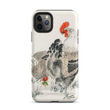 Galli - Custodia Iphone con Arte del Gallo di Numata Kashu, 11 Pro Max / Opaca, Custodie per Telefoni Cellulari, Toby Leon