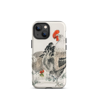 Galli - Custodia artistica per iPhone con gallo di Numata Kashu, 13 Mini / Opaca, Custodie per telefoni cellulari, Toby Leon