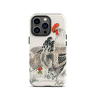 Cockerels - Numata Kashu Rooster Art Iphone Case, 13 Pro / Matte, Rooster-themed Phone Case