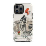 Galli - Custodia artistica per iPhone con gallo di Numata Kashu, 13 Pro Max / Opaca, Custodie per telefoni cellulari, Toby Leon