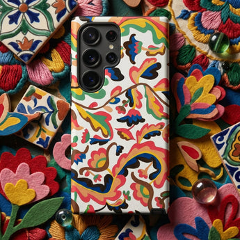 Colcha - Etna Wiswall Floral Pattern Phone Case, Mobile Cases, Toby Leon