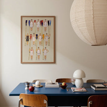 College Crews - Edward Penfield Art Print / Canvas, Posters Prints & Visual Artwork, Toby Leon