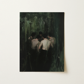 Communion - Secret Gay Orgy Art Print / Canvas, 12x16’’ / 31x41cm / Unframed / no Border, Posters Prints & Visual Artwork, Toby Leon