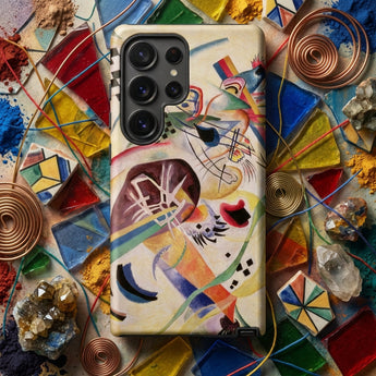 Composition no 224 - Wassily Kandinsky Phone Case Vibrant Abstract Art-themed Phone Case Bold Colors Dynamic Kandinsky Composition Dances,