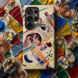 Composition no 224 - Wassily Kandinsky Phone Case Vibrant Abstract Art-themed Phone Case Bold Colors Dynamic Kandinsky Composition Dances,