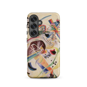 Composition no 224 - Wassily Kandinsky Phone Case Samsung Galaxy S25 / Matte Vibrant Abstract Phone Case Bold Strokes Red Blue Kandinsky