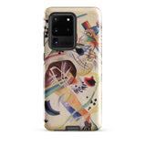 Composition no 224 - Wassily Kandinsky Phone Case Samsung Galaxy S20 Ultra / Gloss Vibrant Abstract Smartphone Case Bold Strokes Red Blue