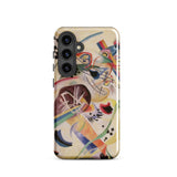 Composition no 224 - Wassily Kandinsky Phone Case Samsung Galaxy S24 / Gloss Vibrant Abstract Phone Case Bold Colorful Brushstrokes