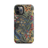Composition Florale Aux Amarilis - Raoul Dufy Phone Case Iphone 11 Pro / Matte Vibrant Artistic Phone Case Dense Floral Pattern Bold Garden