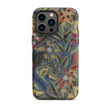 Composition Florale Aux Amarilis - Raoul Dufy Phone Case Iphone 14 Pro Max / Matte Vibrant Botanical-patterned Phone Case Bold Reds Yellows