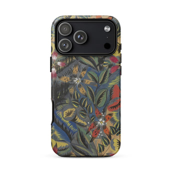 Composition Florale Aux Amarilis - Raoul Dufy Phone Case Iphone 17 Pro Max / Matte Vibrant Botanical-patterned Phone Case Bold Reds Yellows