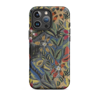 Composition Florale Aux Amarilis - Raoul Dufy Phone Case Iphone 16 Pro Max / Matte Vibrant Botanical-patterned Phone Case Bold Reds Yellows