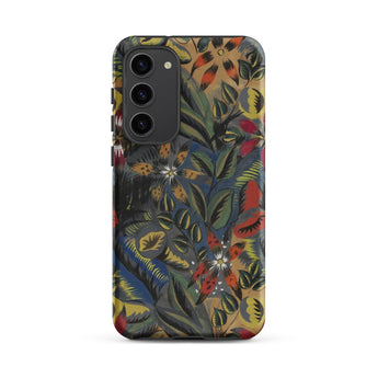 Composition Florale Aux Amarilis - Raoul Dufy Phone Case Samsung Galaxy S23 Plus / Matte Vibrant Floral-patterned Phone Case Bold Red