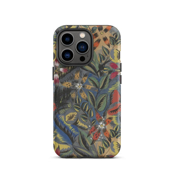 Composition Florale Aux Amarilis - Raoul Dufy Phone Case Iphone 13 Pro / Matte Vibrant Floral-patterned Phone Case Bold Red Yellow Green