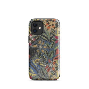 Composition Florale Aux Amarilis - Raoul Dufy Phone Case Iphone 12 Mini / Gloss Vibrant Intricately Designed Phone Case Dense Botanical