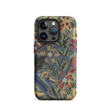 Composition Florale Aux Amarilis - Raoul Dufy Phone Case Iphone 15 Pro / Matte Vibrant Intricately Designed Phone Case Dense Floral Pattern