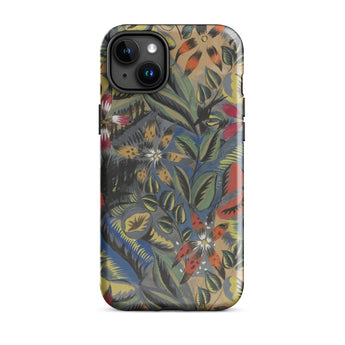Composition Florale Aux Amarilis - Raoul Dufy Phone Case Iphone 15 Plus / Gloss Vibrant Intricately Illustrated Floral Phone Case Bold Reds
