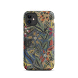 Composition Florale Aux Amarilis - Raoul Dufy Phone Case Iphone 11 / Matte Vibrant Intricately Designed Dense Botanical Pattern Garden