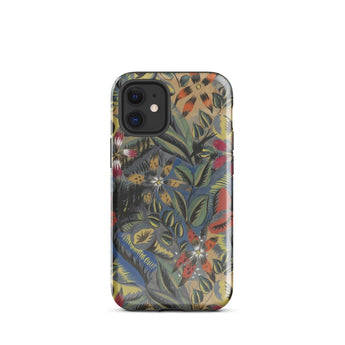 Composition Florale Aux Amarilis - Raoul Dufy Phone Case Iphone 12 Mini / Gloss Vibrant Intricately Designed Dense Botanical Pattern Garden