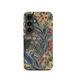 Composition Florale Aux Amarilis - Raoul Dufy Phone Case Samsung Galaxy S24 / Matte Vibrant Floral-patterned Bold Orange Red Green Garden
