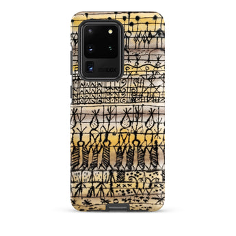Cooling in a Hot Zone Garden - Paul Klee Phone Case Samsung Galaxy S20 Ultra / Matte Protective Phone Case Vintage-style Hand-drawn Tribal