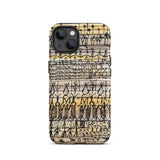 Cooling in a Hot Zone Garden - Paul Klee Phone Case Iphone 13 / Matte Phone Case Vintage-style Abstract Design Black Line Art Paul Klee’s