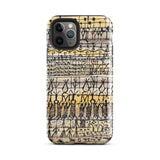 Cooling in a Hot Zone Garden - Paul Klee Phone Case Iphone 11 Pro / Gloss Phone Case Vintage-style Black-and-yellow Geometric