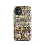 Cooling in a Hot Zone Garden - Paul Klee Phone Case Iphone 11 / Matte Phone Case Vintage-style Hand-drawn Pattern Black Ink Illustrations