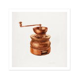 Copper Coffee Grinder - Hardin Walsh 1930s Kitchen Art Print / Canvas, Hardin Walsh’s 1930s Coffee Grinder, Walsh’s 1930s Coffee, 1930s